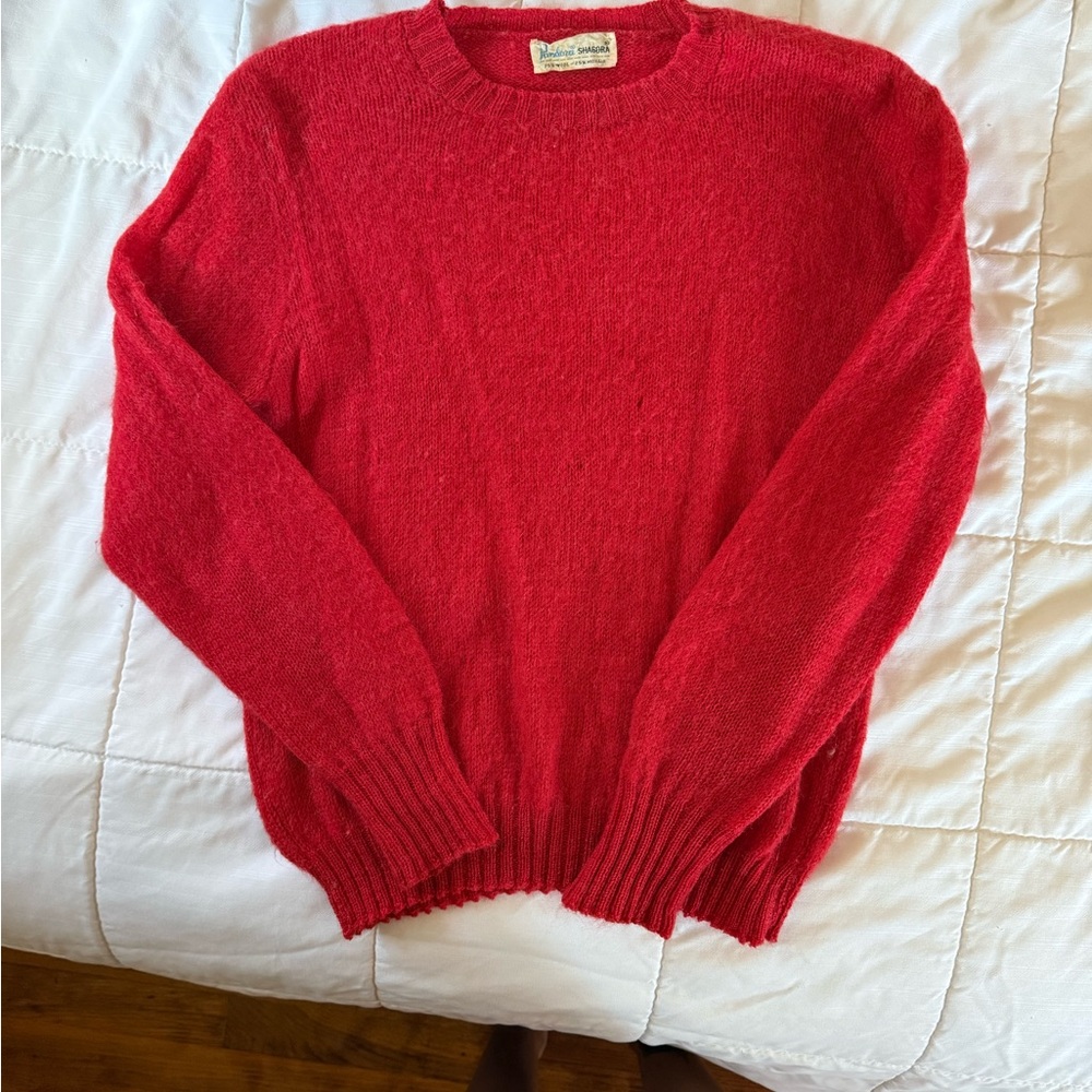 Pandora Vibrant Red Wool Blend Sweater